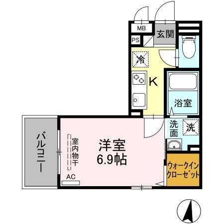 サンハイツ　パート11（306） 間取り図画像