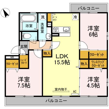 Tortuga　C（301） 間取り図画像