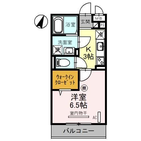 バレンティア（203） 間取り図画像