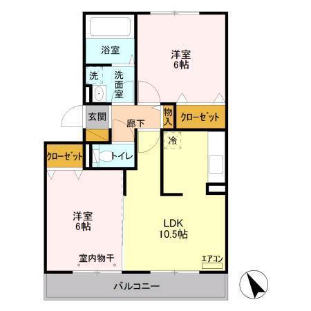 オアシス（202） 間取り図画像