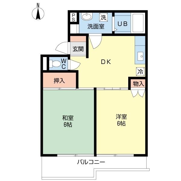 ロキシー・レーヴＢ（0103） 間取り図画像