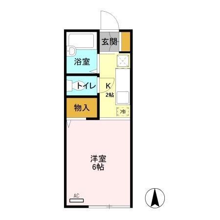 セジュール高久（102） 間取り図画像