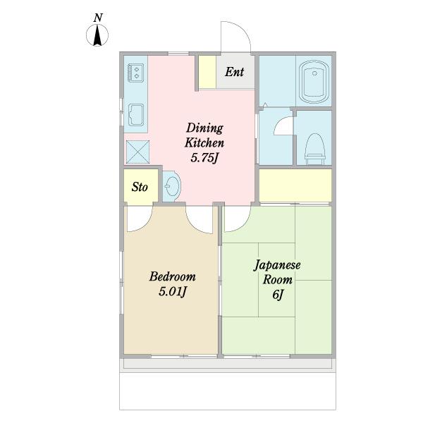 柏葉ハウス（0101） 間取り図画像