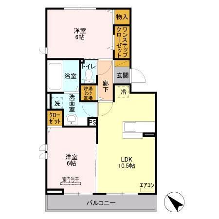 プレジール（307） 間取り図画像