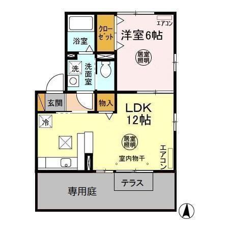 アークヒルズＪ（101） 間取り図画像