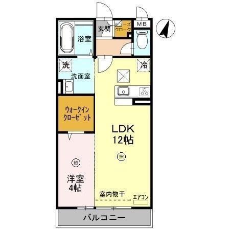 ヴェルドミール　Ⅱ（205） 間取り図画像