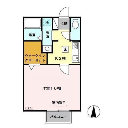 コスミオン（101） 間取り図画像