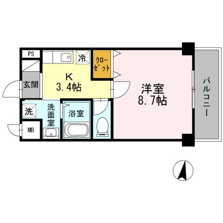 サンヒルズ（205） 間取り図画像