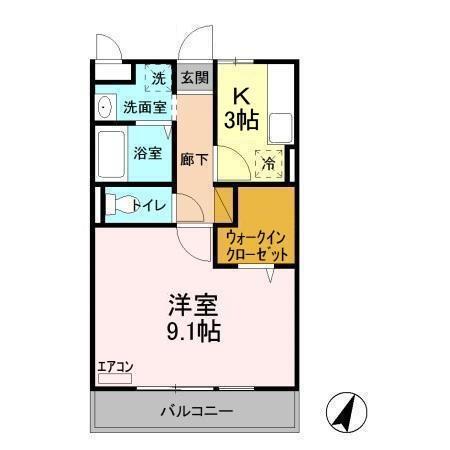 セレニティーホームズ　Ｂ（305） 間取り図画像