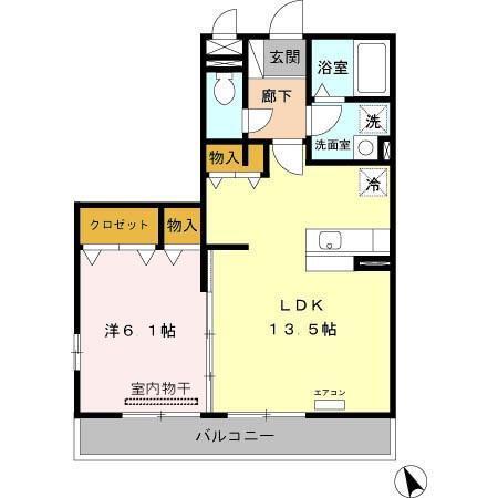 メゾンアリア（306） 間取り図画像