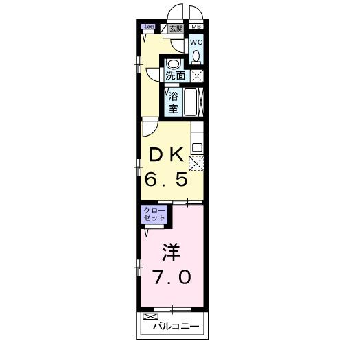 プレゼント　ミューズ（302） 間取り図画像