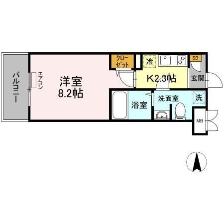 LIGHT  HOUSE（301） 間取り図画像