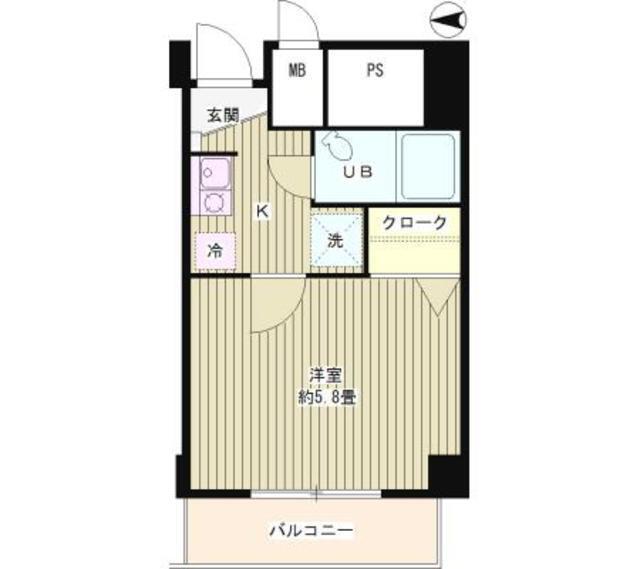 サンライズハイツⅡ（205） 間取り図画像