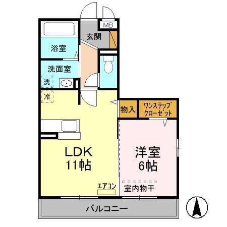 サンシャイン　Ⅱ（301） 間取り図画像
