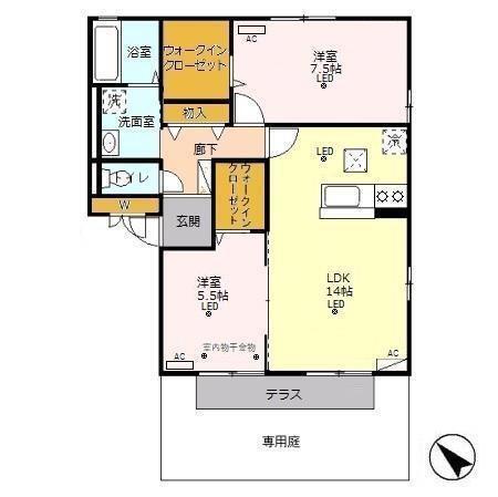  間取り図写真