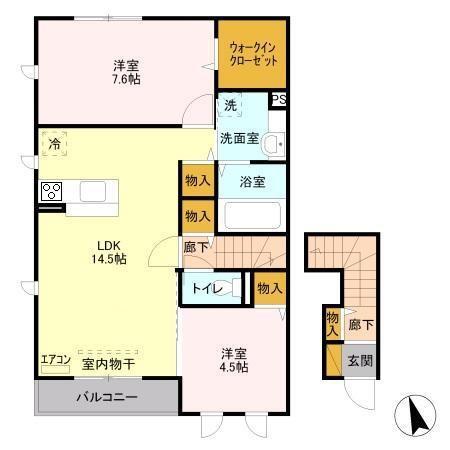 マーサ　Ⅱ（201） 間取り図画像