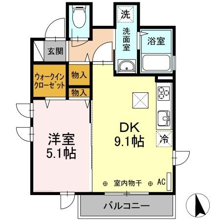 フリーデン-アイン（102） 間取り図画像