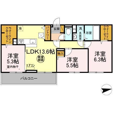  間取り図写真