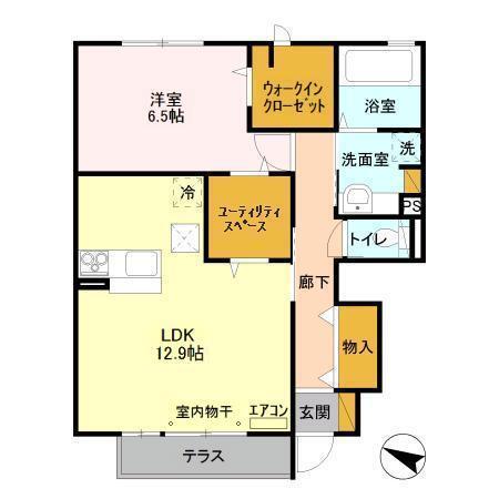 フェリエ（103） 間取り図画像