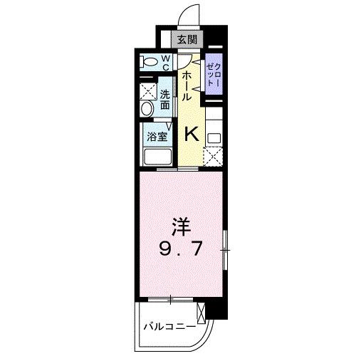 エムウッド　グラーツィア（601） 間取り図画像