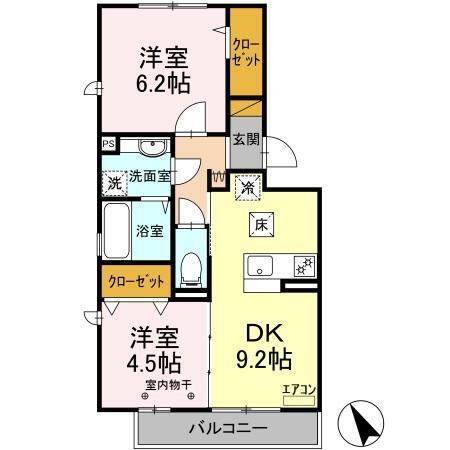 パインヒルズ胡録台（107） 間取り図画像