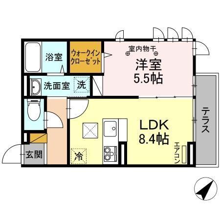 ソラーレ（101） 間取り図画像