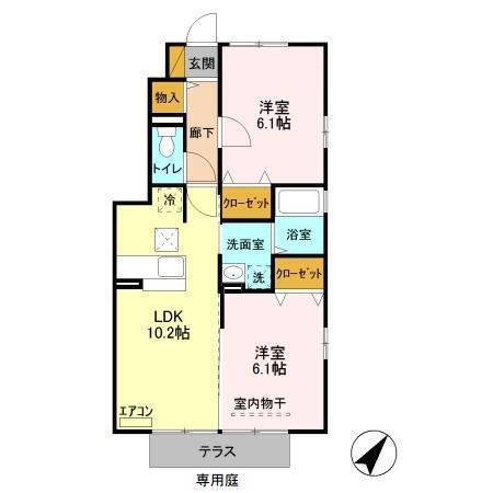 Lien（101） 間取り図画像