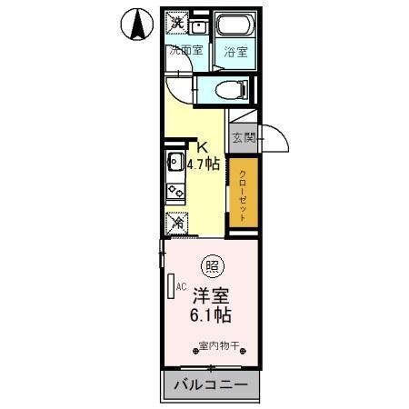 プリマヴェーラ　B（302） 間取り図画像