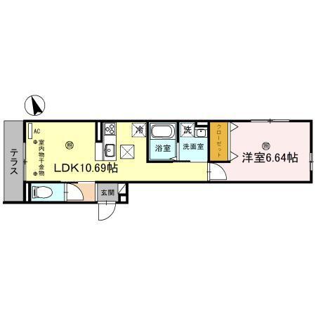 angelo（101） 間取り図画像