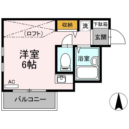 メゾンファインⅢ（203） 間取り図画像