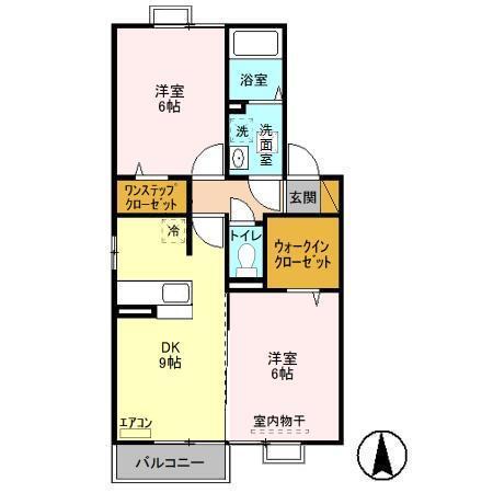 メゾンベール　イースト（202） 間取り図画像