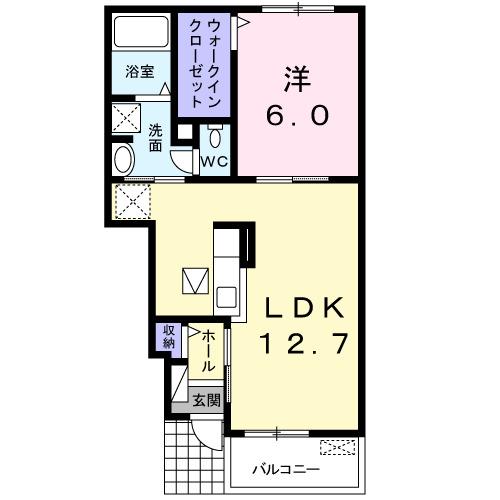 オリーブ（104） 間取り図画像