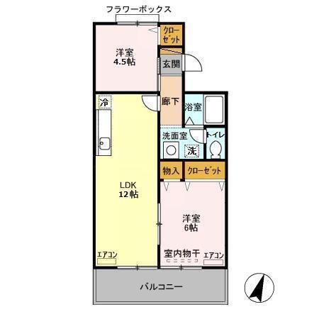 エミーハイツ（202） 間取り図画像