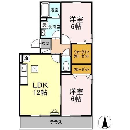 日吉ブレナイン（101） 間取り図画像