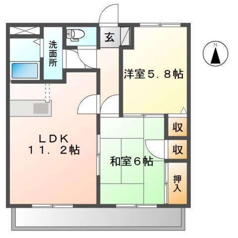 メゾンエスポワール 間取り図画像
