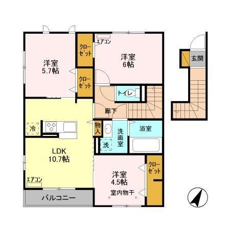  間取り図写真