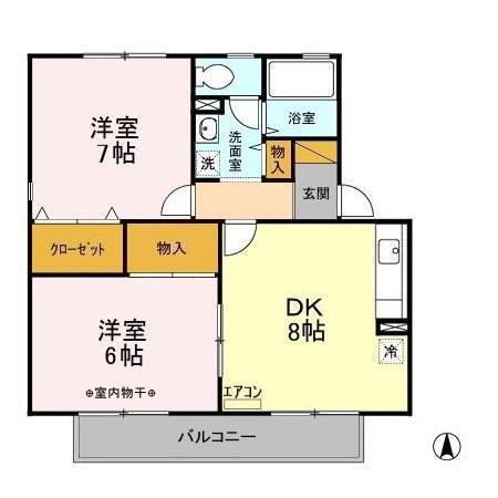 サンハイム　Ⅱ（202） 間取り図画像