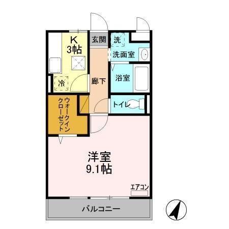 セレニティーホームズ　Ａ（103） 間取り図画像