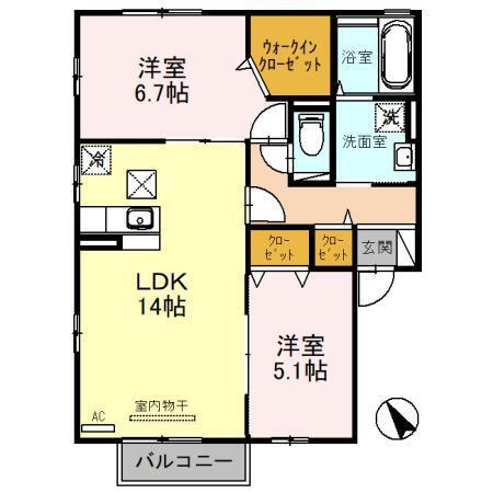 ビーノ　Ⅰ（101） 間取り図画像