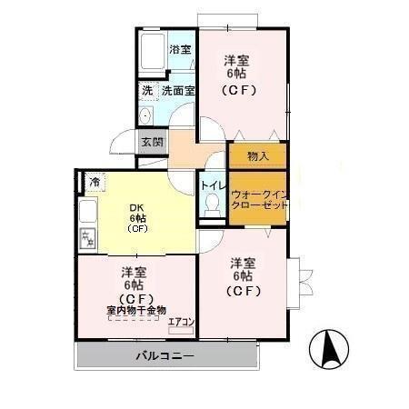 エクセルグランデ（301） 間取り図画像
