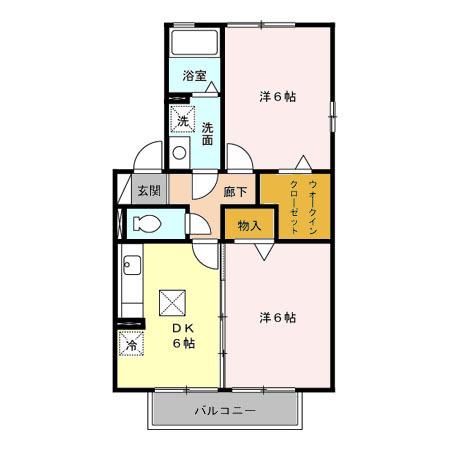 プロスパーＢ（101） 間取り図画像