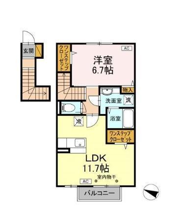 カサグランデＫ（205） 間取り図画像