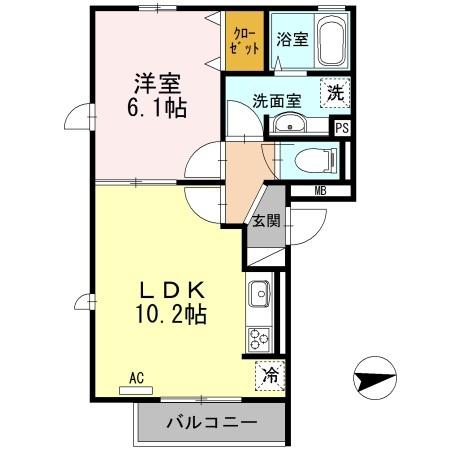 プランドール（201） 間取り図画像