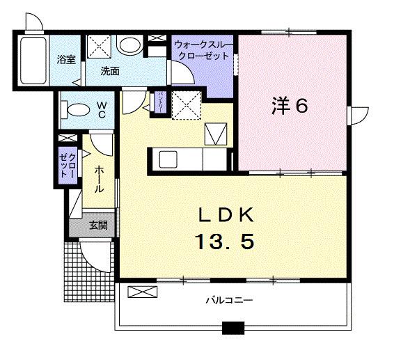 フォレスタⅠ（104） 間取り図画像