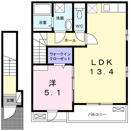 シオンジェルメ（202） 間取り図画像