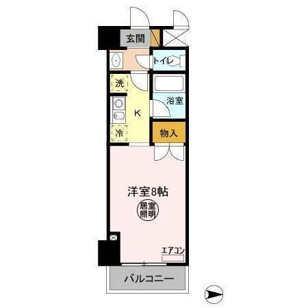 高野山第一ビル（403） 間取り図画像