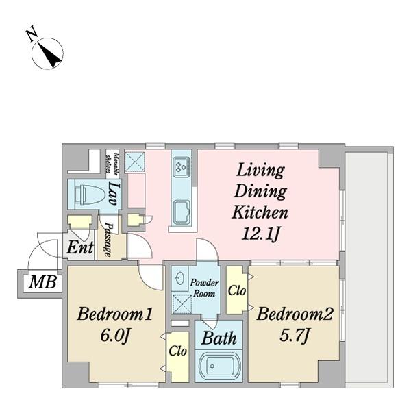 角部屋/二面採光