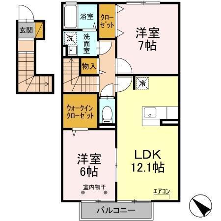 アシェルガーデン（203） 間取り図画像