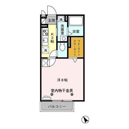 クレセール（108） 間取り図画像