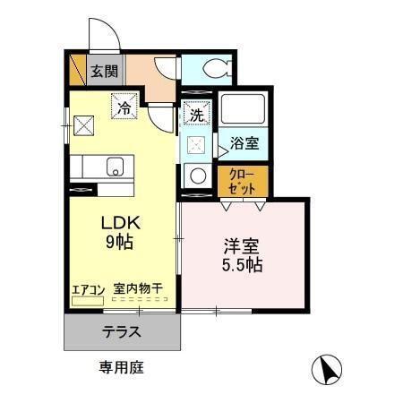 シティハイム（103） 間取り図画像